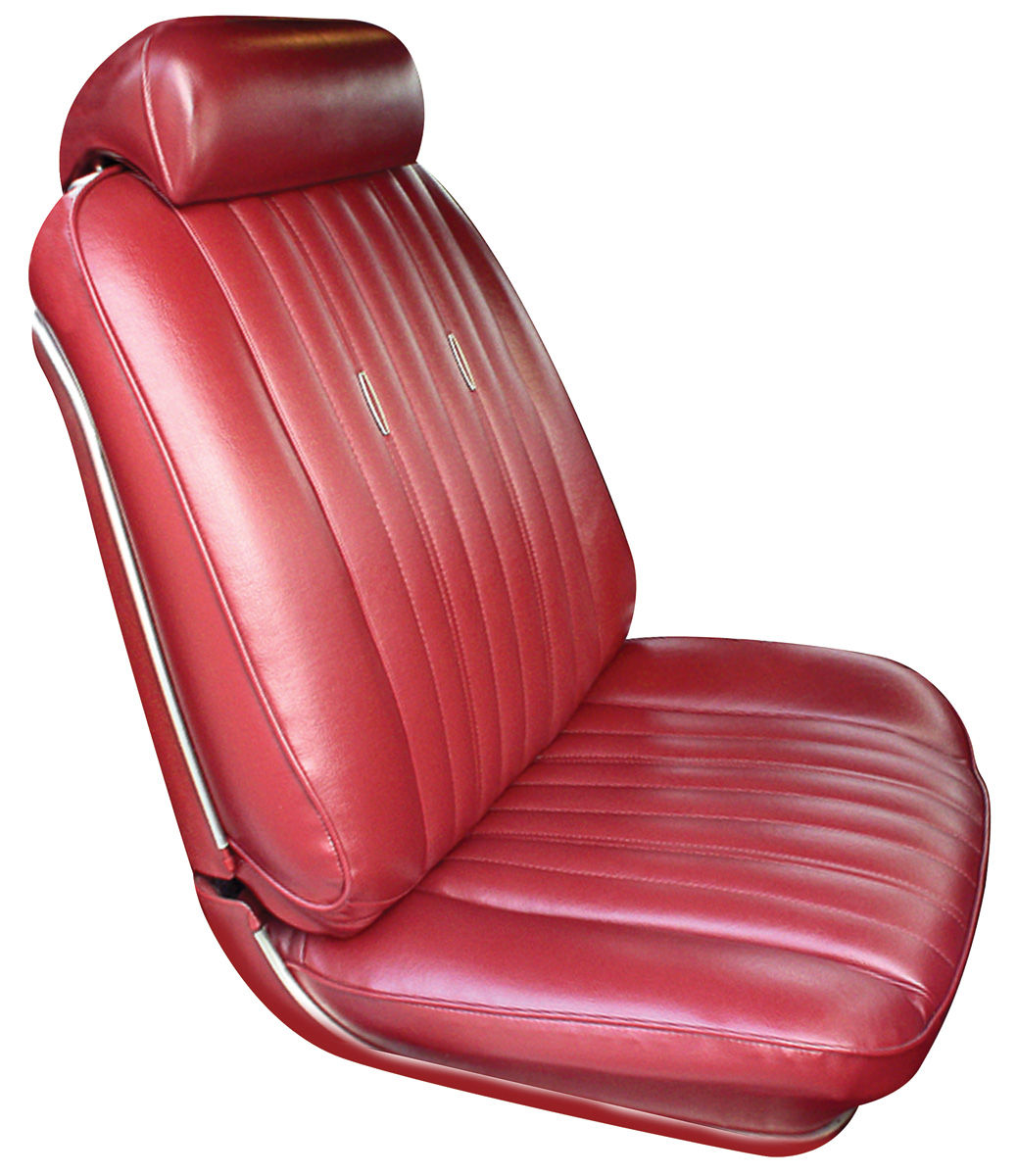 Seat Upholstery, 1969 Parisienne, Convertible Rear 1 Seat Upholstery, 1969 Parisienne, Convertible Rear