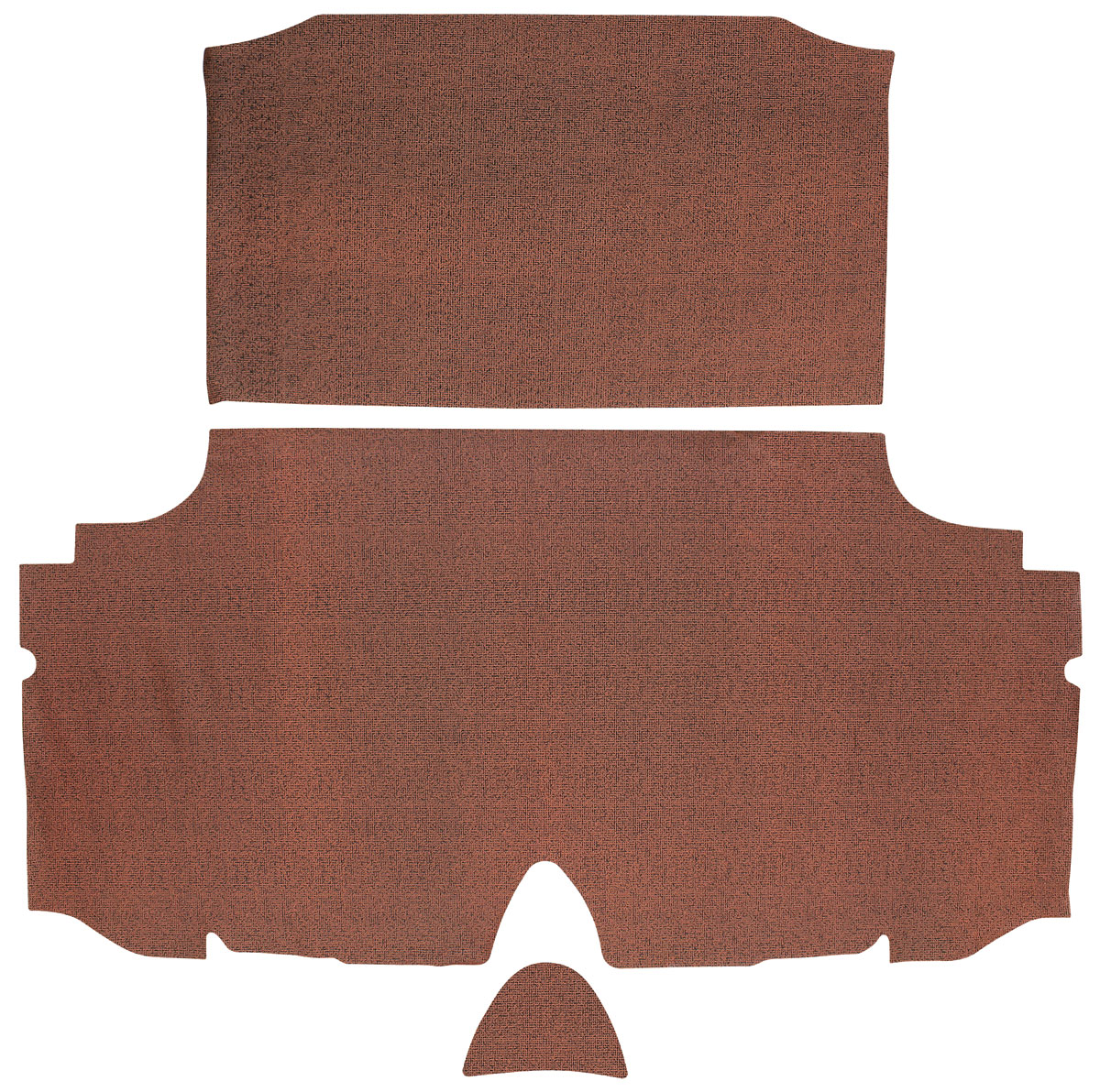 Trunk Mat, Vinyl, 1960 Bonneville 4dr Hardtop, Red Houndstooth 1 Trunk Mat, Vinyl, 1960 Bonneville 4dr Hardtop, Red Houndstooth