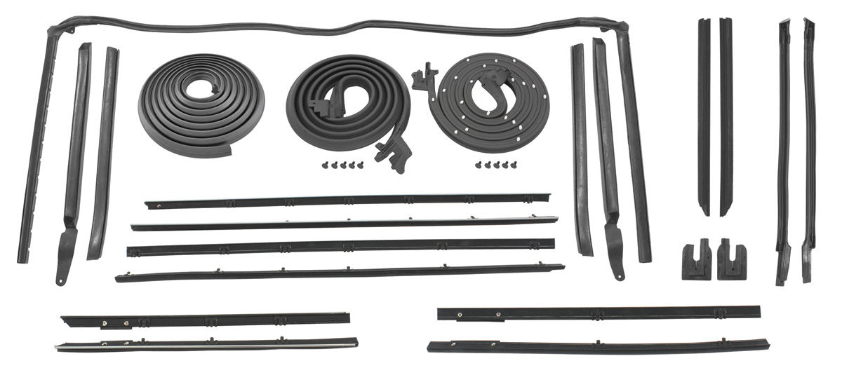 Seal Kit, 1966-67 Skylark GS, Stage I, Convertible, Original Felts 1 Seal Kit, 1966-67 Skylark GS, Stage I, Convertible, Original Felts
