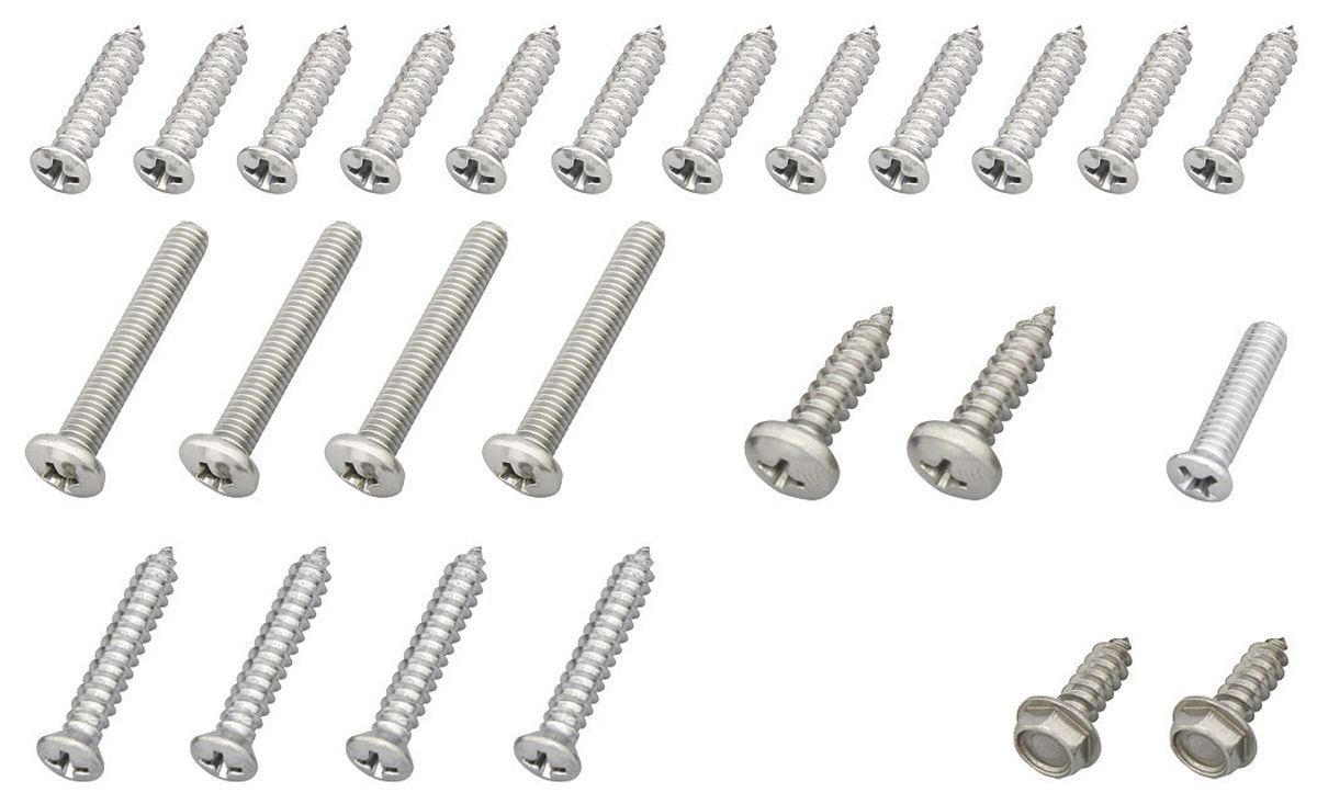 Screw Set, Exterior, 1970-73 Monte Carlo 1 Screw Set, Exterior, 1970-73 Monte Carlo