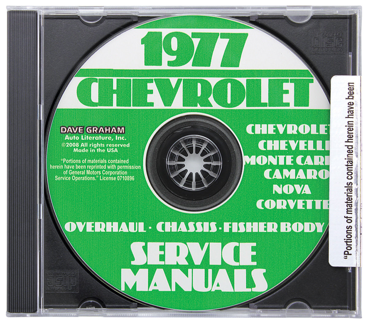 Service Manuals, Digital, Chassis/Overhaul/Fisher Body, 1977 Chevrolet 1 Service Manuals, Digital, Chassis/Overhaul/Fisher Body, 1977 Chevrolet